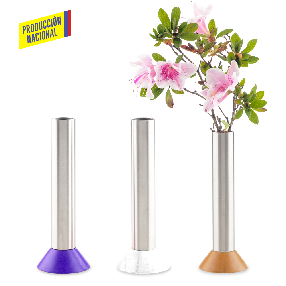 Florero Inox - Produccion Nacional -