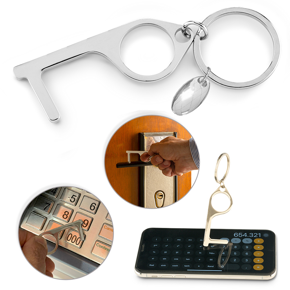Llavero Multiusos Metalico Touch Free Ml-386 -
