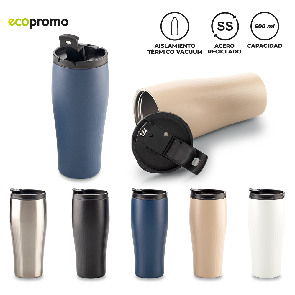 Mug Metalico Tasso 500 Ml