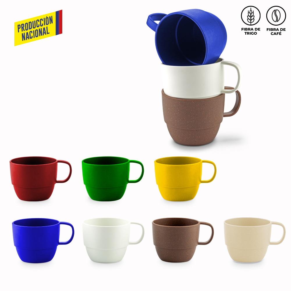 Mug Plástico Morning 320 Ml - Producción Nacional