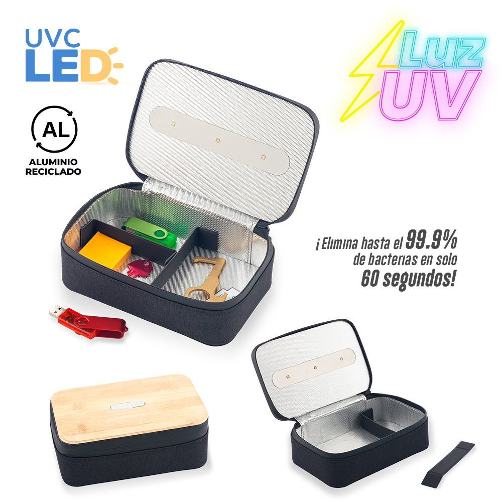 Organizador Multiusos Con Esterilizador Uvc Led