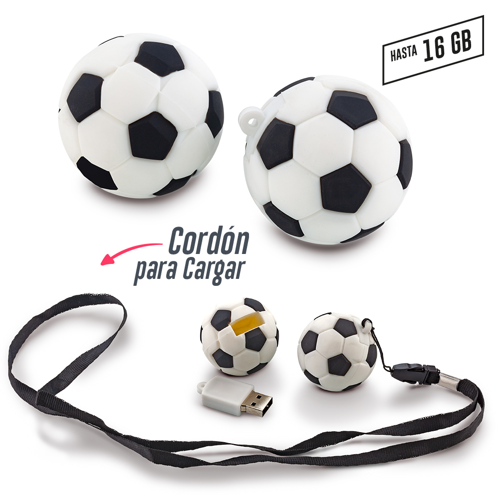 Pvc Memoria Usb Soccer (Ver Of-228-Ch)