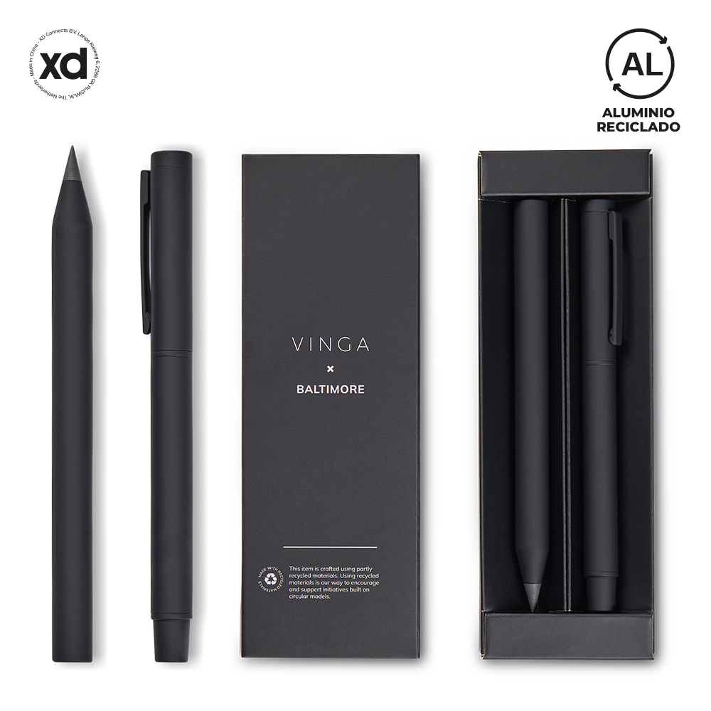 Set De Boligrafos Baltimore Vinga Eco