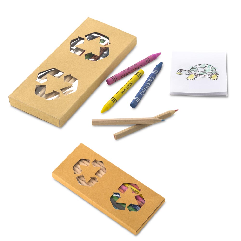 Set De Colores Y Crayolas Gavino